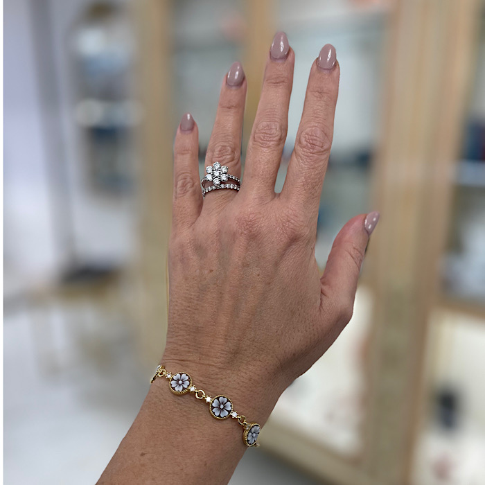 Bracciale Cammeo - Flowers - immagine 2