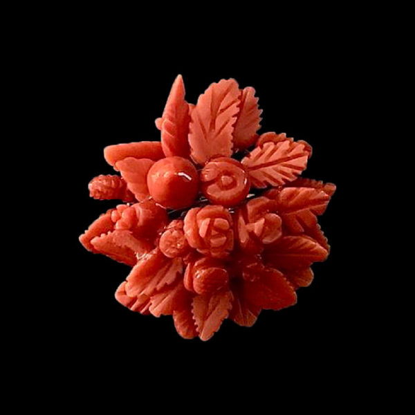 Bridgerton jewelry coral ring