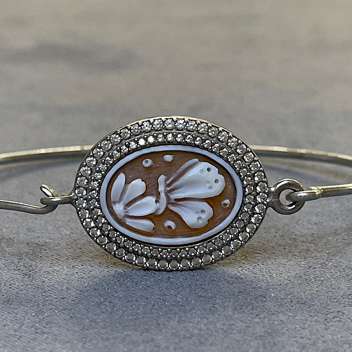 Bracciale Argento Cammeo - Butterfly - immagine 3