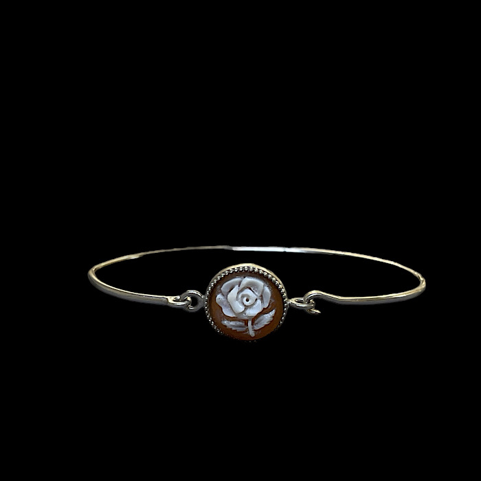 Bracciale Argento Cammeo - Rose