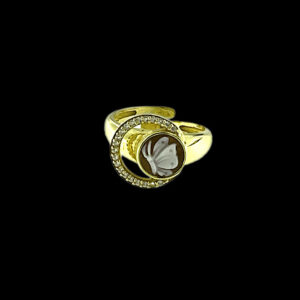 anello cammeo italiano