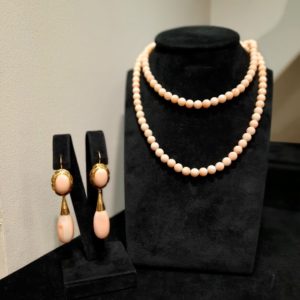Bridgerton coral jewelry