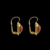 Orecchini Oro e Corallo Rosso - Cuore - immagine 2