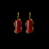 Orecchini Argento Corallo - Pepita Monachella Gold Plated