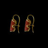 Orecchini Argento Corallo - Pepita Monachella Gold Plated - immagine 2