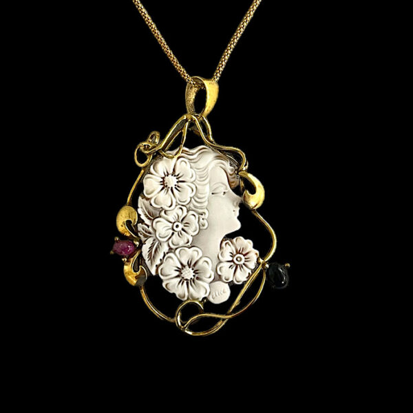 Ciondolo Cammeo Collezione Dee - Demetra