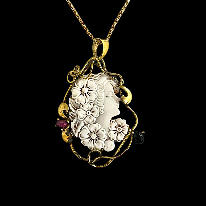 Ciondolo Cammeo Collezione Dee - Demetra