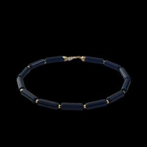 Bracciale Onice e Oro Uomo