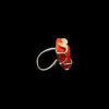Anello Argento e Corallo Rosso Sardegna - Stone & Leaves - immagine 3
