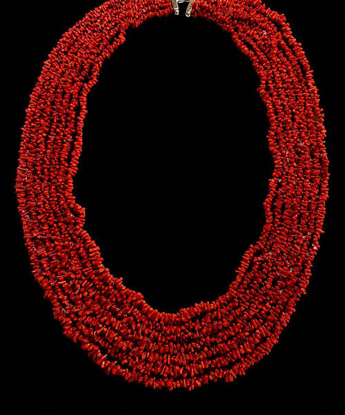 Collana Multifilo Corallo Rosso