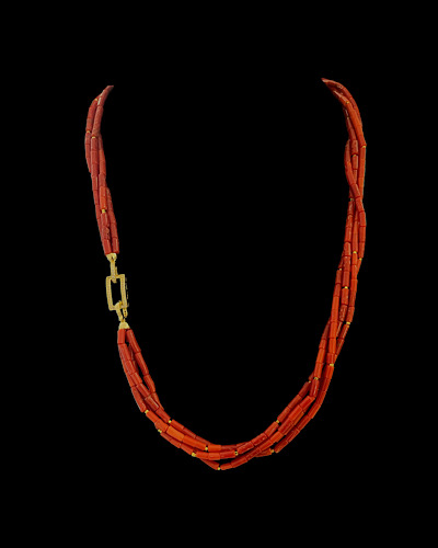 Collana Corallo Rosso Sardegna