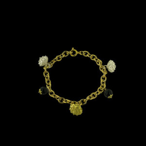 bracciale sardo bottone e su coccu