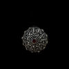 Ciondolo Filigrana Argento Bottone con castone