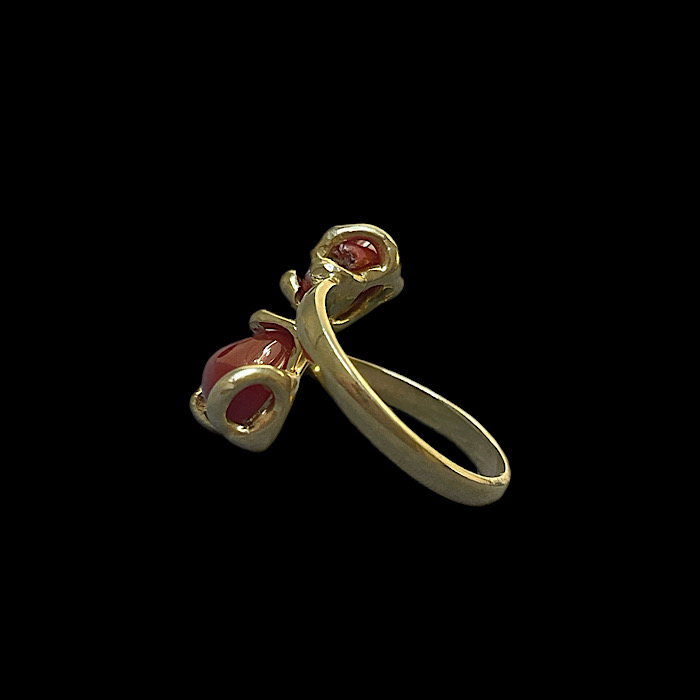 Anello Corallo Rosso Sardegna - Contrariè - immagine 2