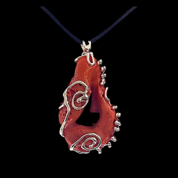 Ciondolo Corallo Rosso Sardegna - Stone