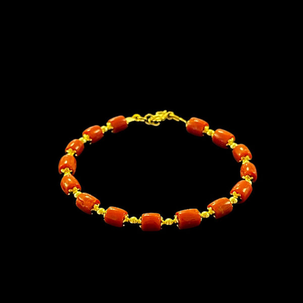 Bracciale Corallo Rosso  e Filigrana - Barilotto