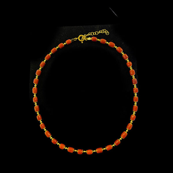 Collana  Corallo Rosso  e Filigrana - Barilotto