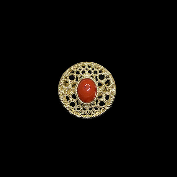 Anello  Corallo rosso - Filigrana Round