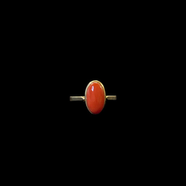 Anello Corallo Rosso Sardegna - Oro 02