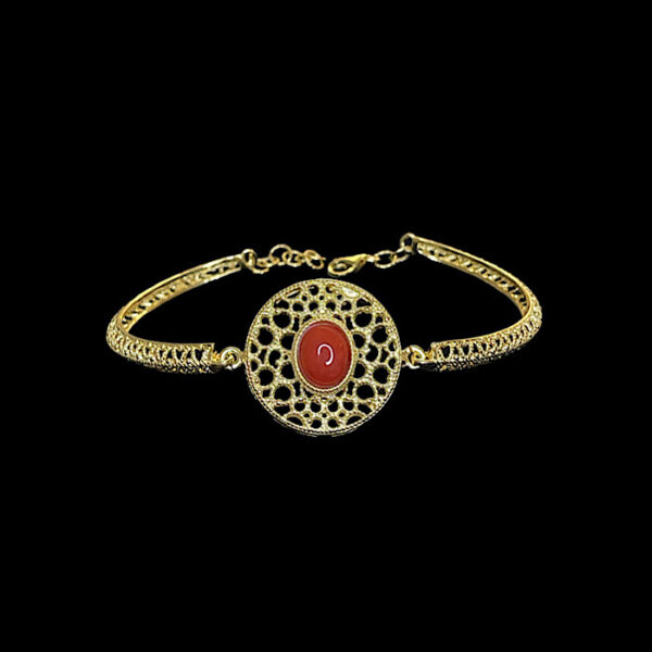 Bracciale Corallo rosso - Filigrana Round