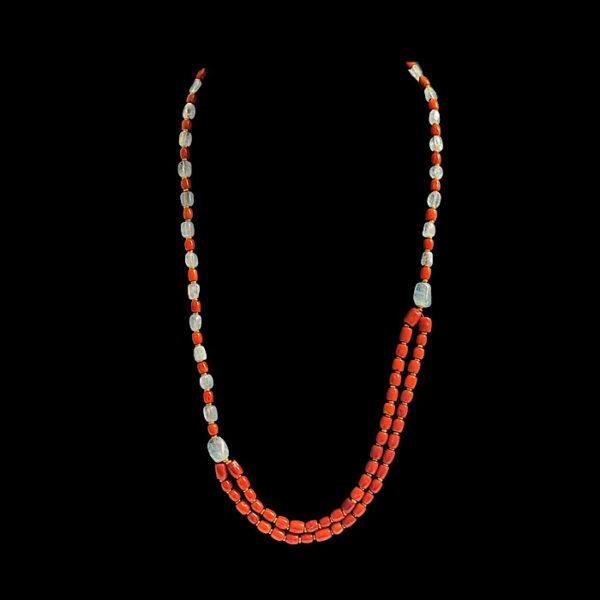 Collana Acquamarina e Corallo Rosso Sardegna