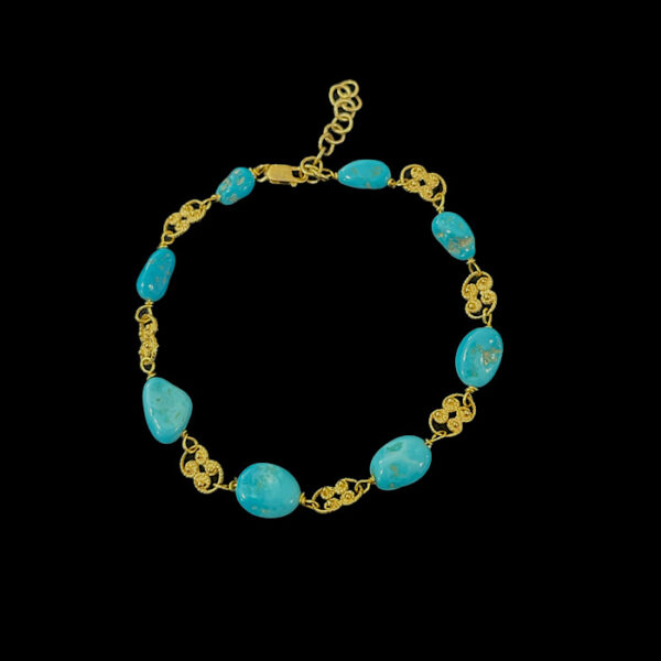 Bracciale Turchese e Filigrana