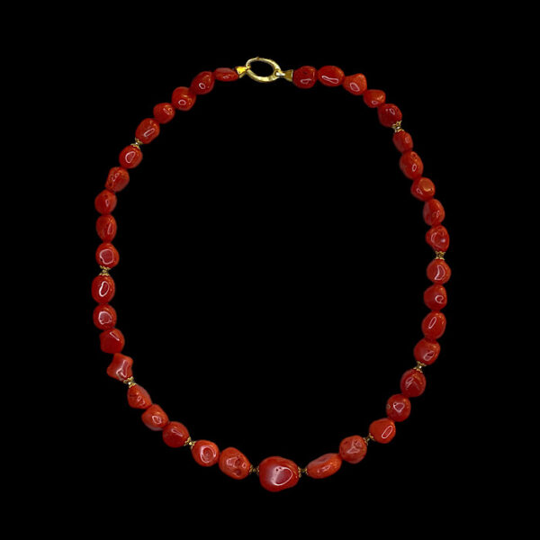 Collana Corallo Rosso - Sassi