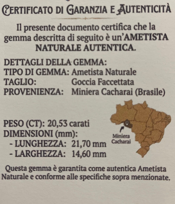 Ciondolo Corallo Rosso Sardegna e Ametista- Top Jewelry - immagine 2